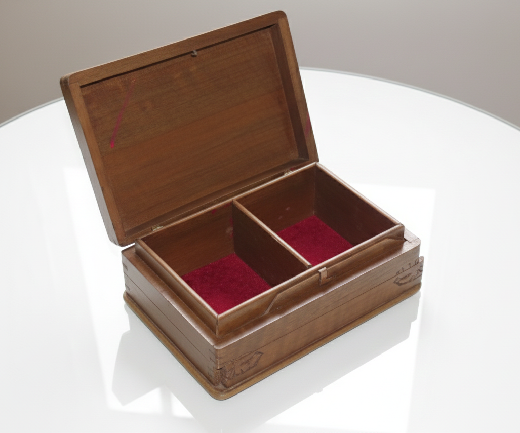 Wallnut Jewellery Box