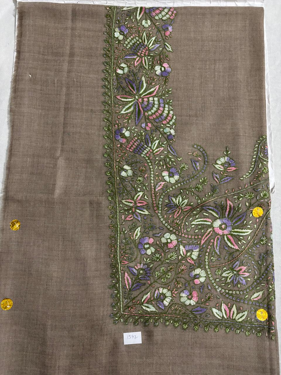 Sozni Hand Embroidered Mens Ghutra | Square Scarf