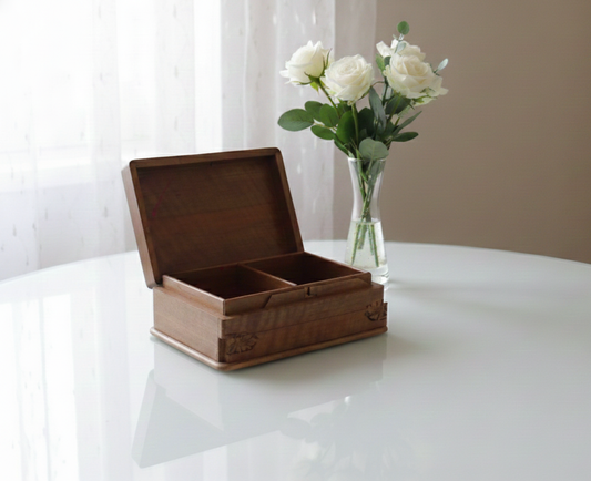 Wallnut Jewellery Box