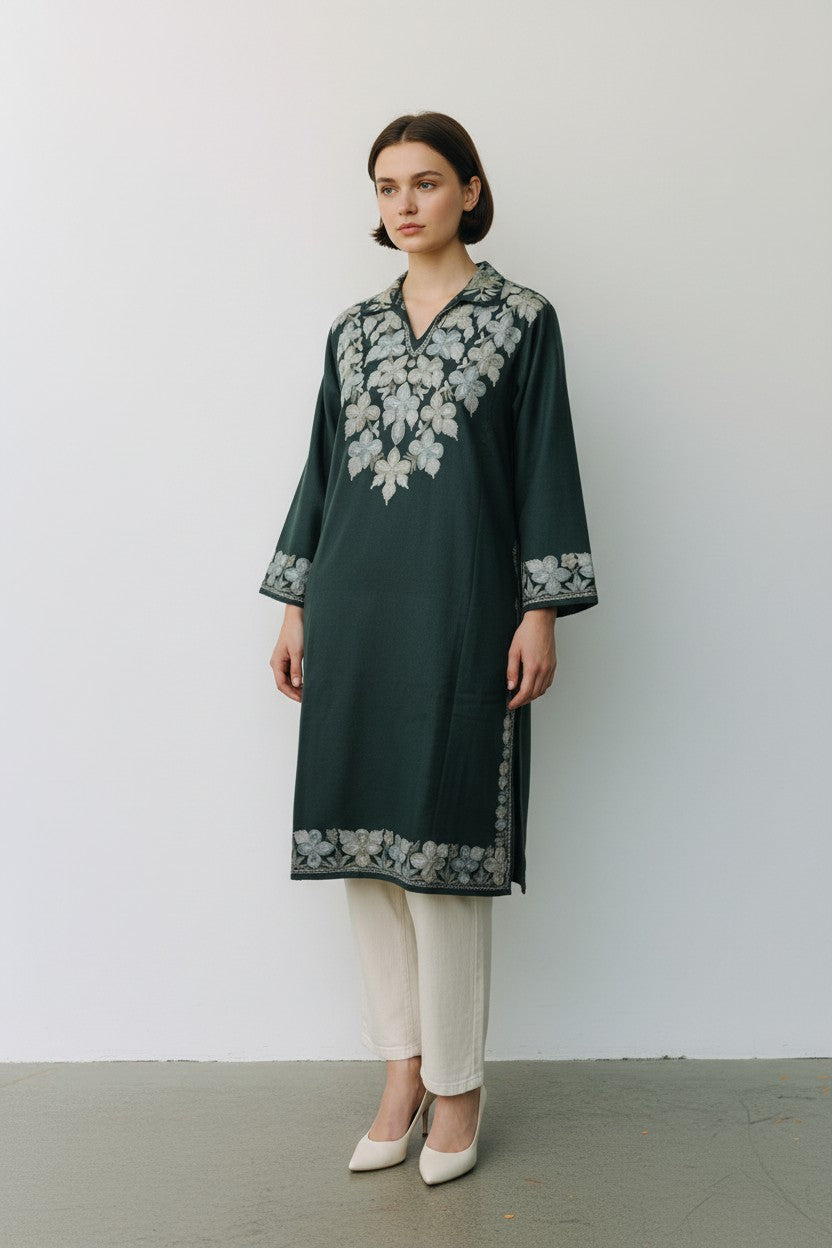Kashmiri Pheran | Green