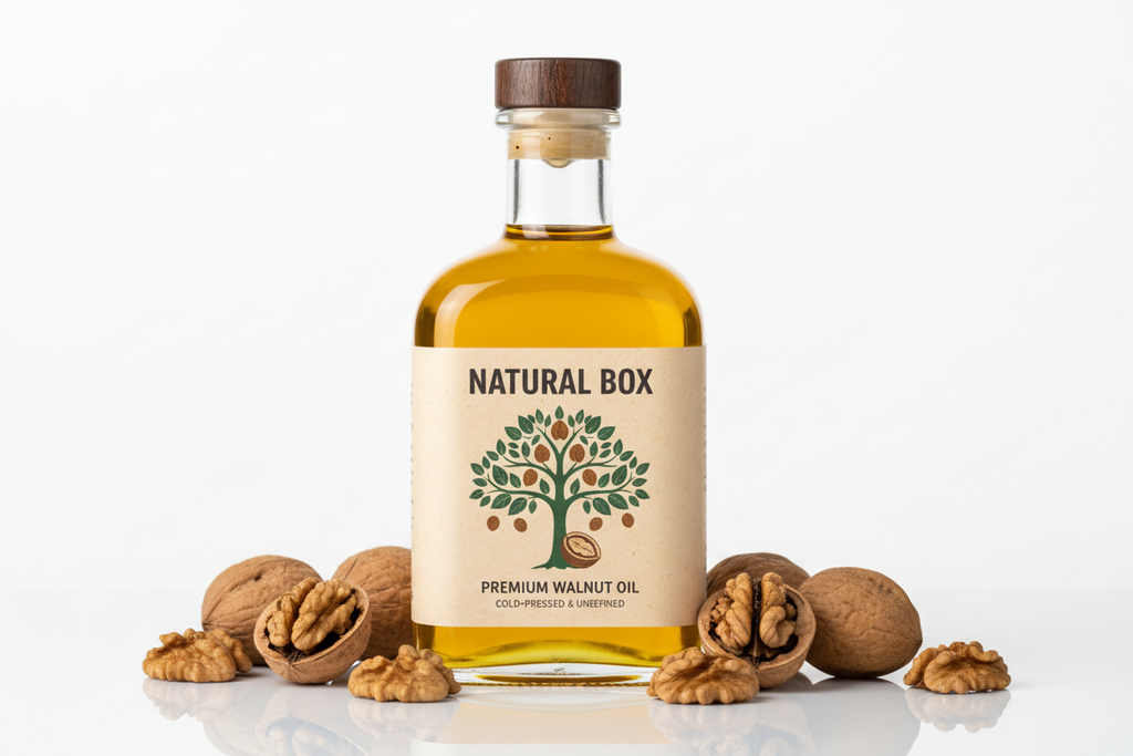 walnut oil with brand name Natural box